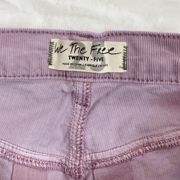 NWT Free People Sun Chaser Corduroy Button Fly Skinny Pant Sz 25 - Picture 5 of 8